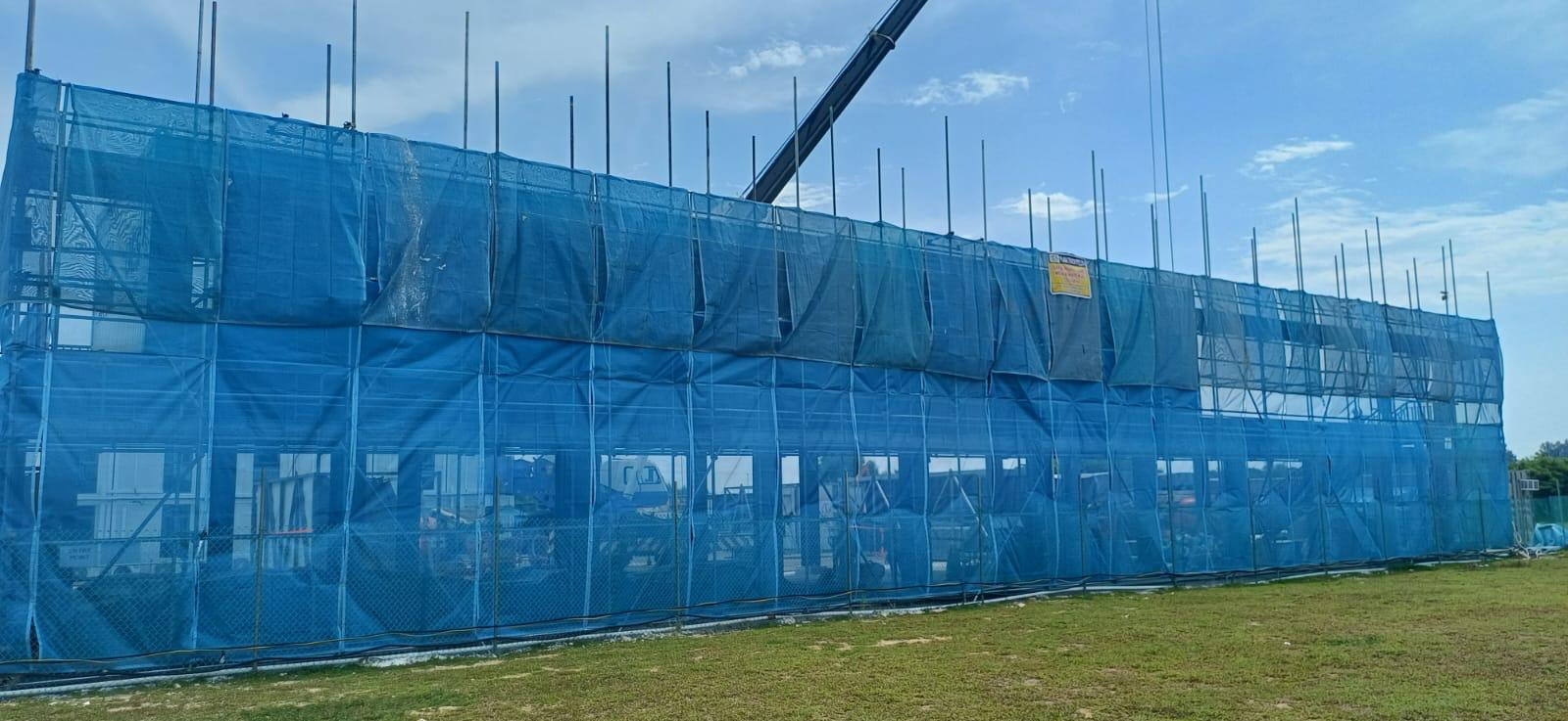 Perimeter Scaffold @ TWRP Changi PUP