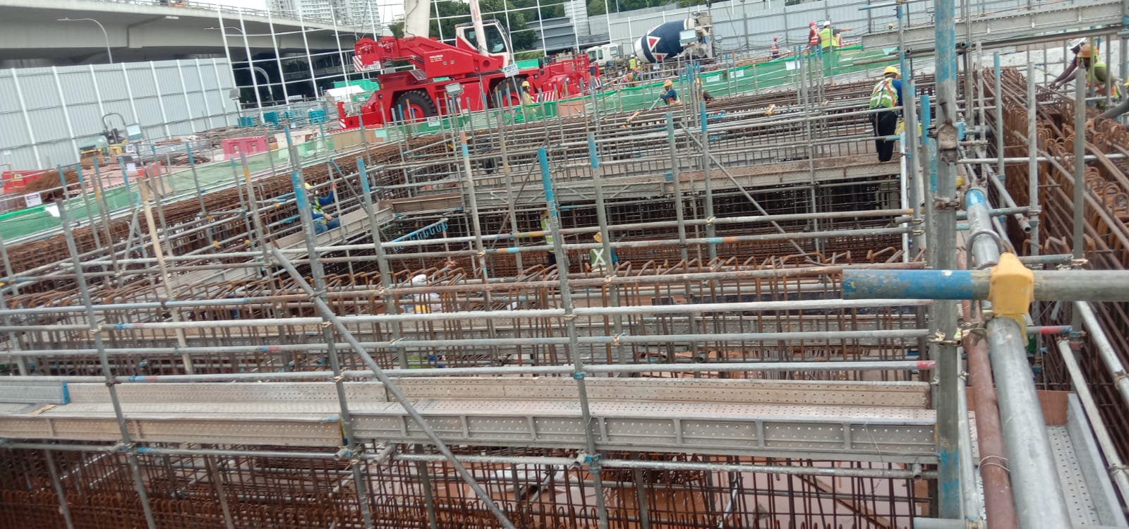 Perimeter Scaffold @ SP Group HYUNDAI Project