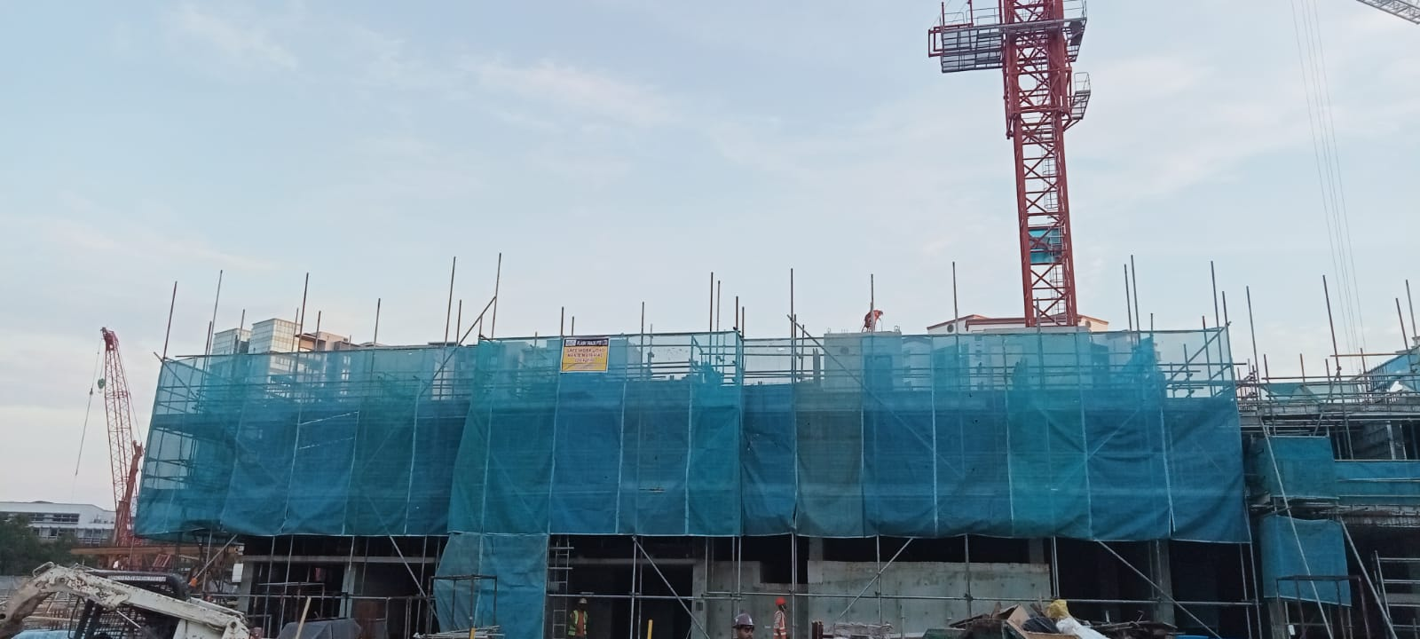 Tower Scaffold @ Chuan Park – China Construction gallery